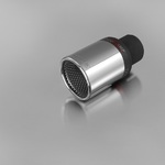 Końcówka Ozdobna Wydechu ZZ 84XL Buzzer pojedyncza okrągła Lewa o średnicy 80mm.