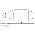 Katalizator Uniwersalny Euro3 Diesel 03- Okrągły Metalowy - 5000ccm