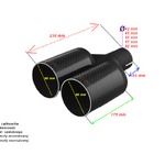 Końcówka ozdobna carbon line ZZ2x97C Buzzer