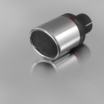 Końcówka Wydechu Tłumika Nierdzewna ZZ 91XR BUZZER Okrągła 90mm