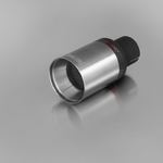Końcówka Wydechu Tłumika Nierdzewna ZZ 89XP Poler BUZZER Okrągła 80mm