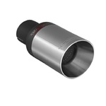 Końcówka Ozdobna Wydechu ZZ 88XS Satynowa Buzzer pojedyncza okrągła o średnicy 80mm.