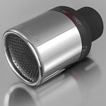 Końcówka Wydechu Tłumika Nierdzewna ZZ 91XL BUZZER Okrągła 90mm