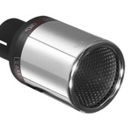 Końcówka Ozdobna Wydechu ZZ 94X Buzzer Pojedyncza Okrągła Prosta 90mm.