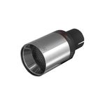 Końcówka Ozdobna Wydechu ZZ 89XS Satynowa Buzzer pojedyncza okrągła o średnicy 80mm.