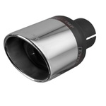 Końcówka Ozdobna Wydechu ZZ 92X Buzzer Pojedyncza Okrągła Prosta 90mm.