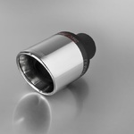 Końcówka Ozdobna Wydechu ZZ 92XL Buzzer Pojedyncza Okrągła Lewa 90mm.