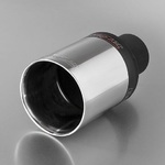 Końcówka Ozdobna Wydechu ZZ 93X Buzzer Pojedyncza Okrągła Prosta 90mm.