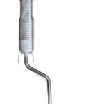  Rura kolektorowa + Tłumik środkowy do OPEL MERIVA A 1.8i 16V 2003r.-2010r.