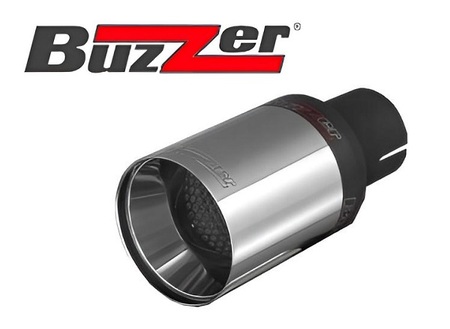 Końcówka Ozdobna Wydechu ZZ 89XS Satynowa Buzzer pojedyncza okrągła o średnicy 80mm.
