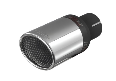 Końcówka Ozdobna Wydechu ZZ 84XR Buzzer pojedyncza okrągła Prawa o średnicy 80mm.