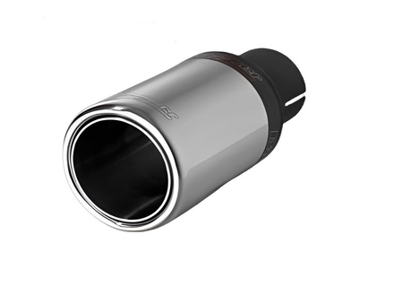 Końcówka Ozdobna Wydechu ZZ 85XS Satynowa Buzzer pojedyncza okrągła o średnicy 80mm 