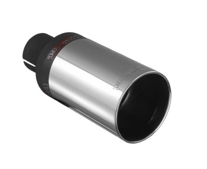 Końcówka Ozdobna Wydechu ZZ 93DX Buzzer Pojedyncza Okrągła Długa Prosta 90mm.