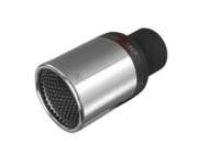Końcówka Ozdobna Wydechu ZZ 84XL Buzzer pojedyncza okrągła Lewa o średnicy 80mm.