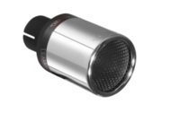Końcówka Ozdobna Wydechu ZZ 94X Buzzer Pojedyncza Okrągła Prosta 90mm.