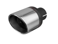 Końcówka Ozdobna Wydechu ZZ 92X Buzzer Pojedyncza Okrągła Prosta 90mm.